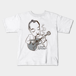 django reinhardt art visual Kids T-Shirt